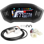 Generic compteur de vitesse moto �tanche pour motos 1, 2, 4 cylindres, �cran lcd clair, polyvalent, pour ...