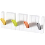 G�n�rique crochet de stockage de cl�s mont� sur le mur d'entr�e sans poin�onner crochet de piano � quatre ...