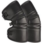 Genouill�res de moto - housses de jambes d'hiver r�fl�chissantes, r�glables, imperm�ables genouill�res ...