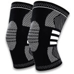Genouill�re de sport, attelle de genou, genouill�re m�dicale de compression �lastique antid�rapante et ...