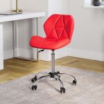 Geo chaise de bureau cuir synthétique réglable fauteuil bureau ordinateur siège pivotant rembourré h ... Geo chaise de bureau cuir synthétique réglable fauteuil bureau ordinateur siège pivotant rembourré h ...