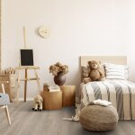Gerflor - lame de sol pvc clipsable effet bois meadow taupe 2. 10 m�