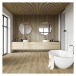 Gerflor - lame de sol pvc clipsable sous couche intgre effet bois meadow spring honey 2. 00 m