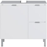 Germania - meuble sous lavabo 1 porte et 2 tiroirs blanc - hydd Germania - meuble sous lavabo 1 porte et 2 tiroirs blanc - hydd