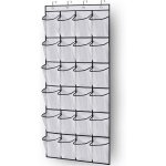 Gestionnaire de chaussures sur la porte gain de place rangement de chaussures sur la porte 24 poches ...