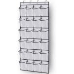 Gestionnaire de chaussures sur la porte gain de place rangement de chaussures sur la porte 24 poches ...