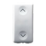 Double bouton - poussoir gewiss system verrouill� blanc gw20521