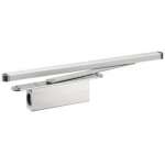 Geze amortisseur de porte activestop ferme - porte int�gr� argent - 163411