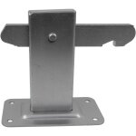 Gezu impex arr�t de portail avec �querre de fermeture - but�e de porte galvanis�e