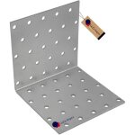 Gezu impex equerre d'assemblage galvanis 100 x 100 x 100 mm renforce connecteurs mtal pour charpente ...