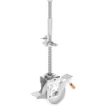 Roulettes �chafaudage avec frein galvanoplastie �26 x 500 mm ? capacit� 1000 kg roues pivotantes robustes ...