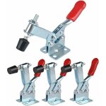 Gh - 201 - b - lot de 4 sauterelles  serrage vertical avec base horizontale - capacit 90 kg trimec