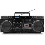 Ghetto blaster - medion - vintage - dab + - cd / cassette / usb / mp3 - 2x10w rms - noir