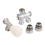 Robinet monotube - r436tg giacomini 4 voies - 1 / 2' x 16