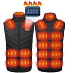 Gilet chauffant �lectrique veste chauffante de travail sans manche ultral�ger gilet chauffant �lectrique ...