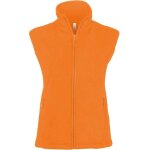 Gilet micropolaire sans manches femme kariban m�lodie orange 3xl