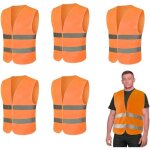 Gilet de s�curit� 6 pcs gilets avertisseurs voiture gilet s�curit� r�fl�chissant gilet r�fl�chissant ...