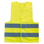 Gilet de s�curit� jaune fluo norme brochable