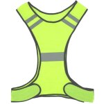 Gilet de s�curit� r�fl�chissant, haute visibilit� gilet jaune pour velo, course, jogging, r�glable gilet ...