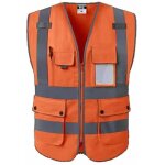 Gilets de s�curit� / gilet de travail / gilet de s�curit� poches et zip frontal