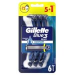 Gillette blue3 plus comfort - rasoirs jetables pour hommes, 6 pices