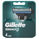 Gillette rec mach3 pack 4 lames de rechange