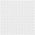 Mosaque de grs crame barcelona carr 2, 3x2, 3cm - blanc mat - bote de 0. 90 m2 - gioia materia