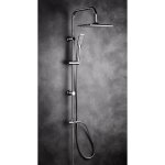 Giorgy - colonne de douche modle pont avec pommeau douche cervical rectangulaire