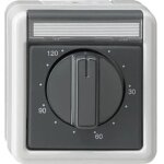 Gira 032130 interrupteur �lectrique gris ip44 temporis�