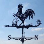 Vurahome - girouette coq en m�tal, girouette vintage, indicateur de direction du vent creux pour jardin ...