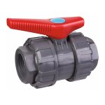 Vanne pvc pression noire - f 1'1 / 2 girpi Vanne pvc pression noire - f 1'1 / 2 girpi