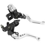 Gistuch - 1 paire de leviers universels de rservoir de matre - cylindre d'embrayage de frein de moto ...