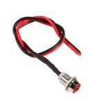 Gistuch - 12v led voyant lumineux voyant de tableau de bord pilote, 4 pices 12v dc 8mm led voyant lumineux ...