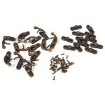 Gistuch - 12x antique dcoratif bijoux cadeau vin bote en bois hasp loquet crochet avec vis