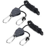 2 pièces corde clip cintre 1. 8m réglable plante croissante lumière poulie corde accessoires 2 pièces corde clip cintre 1. 8m réglable plante croissante lumière poulie corde accessoires