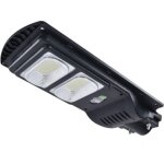 Gistuch 500w solaire exterieur lampadaire - 234 led d�tecteur de projecteur led jardin lampe avec t�l�commande ...