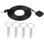 Adaptateur de cble auxiliaire audio de voiture pour ford 6000cd mondeo fiesta avec cl�s d'outil de suppression ...
