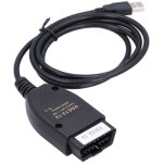 Gistuch - adaptateur de cble de diagnostic obdii 16 broches, pour atmega162 16au 1721h ft232rq, support ...