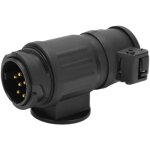 Gistuch - adaptateur de connecteur de remorque 13 broches � 7 broches, robuste et �tanche pour camping ...