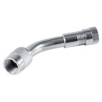 Adaptateur d'expansion de tube de valve de pneu plié de moto de voiture de nickelage de 135 degrés Adaptateur d'expansion de tube de valve de pneu plié de moto de voiture de nickelage de 135 degrés