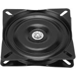 Base pivotante de sige de 6 pouces, rotation  360  en acier inoxydable, revtement edc, plaque de ...