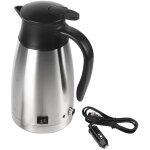 Bouilloire lectrique en acier inoxydable 1000ml 12v / 24v, thermos de voyage, bouteille d'eau chauffante ...