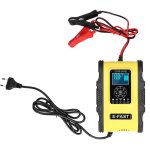 Gistuch - chargeur de batterie intelligent 12v / 12a 24v / 6a, charge  7 niveaux, rparation d'impulsions ...