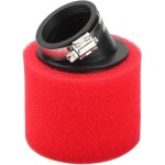 Filtre  air pour dirt bike scooter atv quad moto rouge 48mm / 1, 89 pouces biseaut