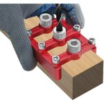 Gistuch gabarit de perage 8mm kit de gabarit de goujon  centrage automatique pour le travail du bois ...