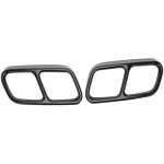 Garniture d'embout d'chappement quad de voiture, remplacement en acier inoxydable pour mercedesbenz ...