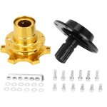 Gistuch - kit d'adaptateur de moyeu universel  6 trous pour volant, outil de rparation automobile  ...