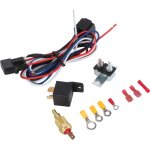 Kit de relais de ventilateur de refroidissement de radiateur, interrupteur de température de thermostat, ... Kit de relais de ventilateur de refroidissement de radiateur, interrupteur de température de thermostat, ...