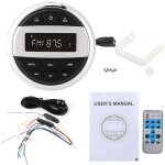 Gistuch - lecteur mp3 bluetooth tanche, stro numrique fm am, radio audio, chargement usb, pour bateau ...