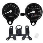 Odomètre mécanique double instrument lectronique tachymètre jauge fit pour cg125 gn125 Odomètre mécanique double instrument lectronique tachymètre jauge fit pour cg125 gn125